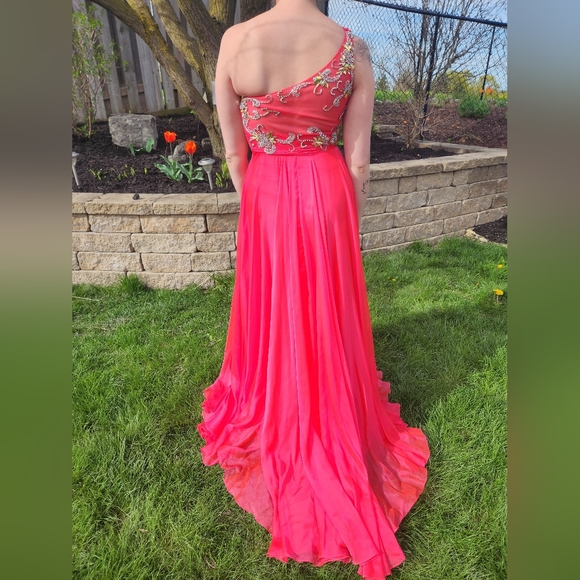 Mac Duggal Pink Prom Dress - Picture 3 of 4